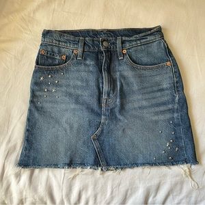 Levi’s studded mini skirt